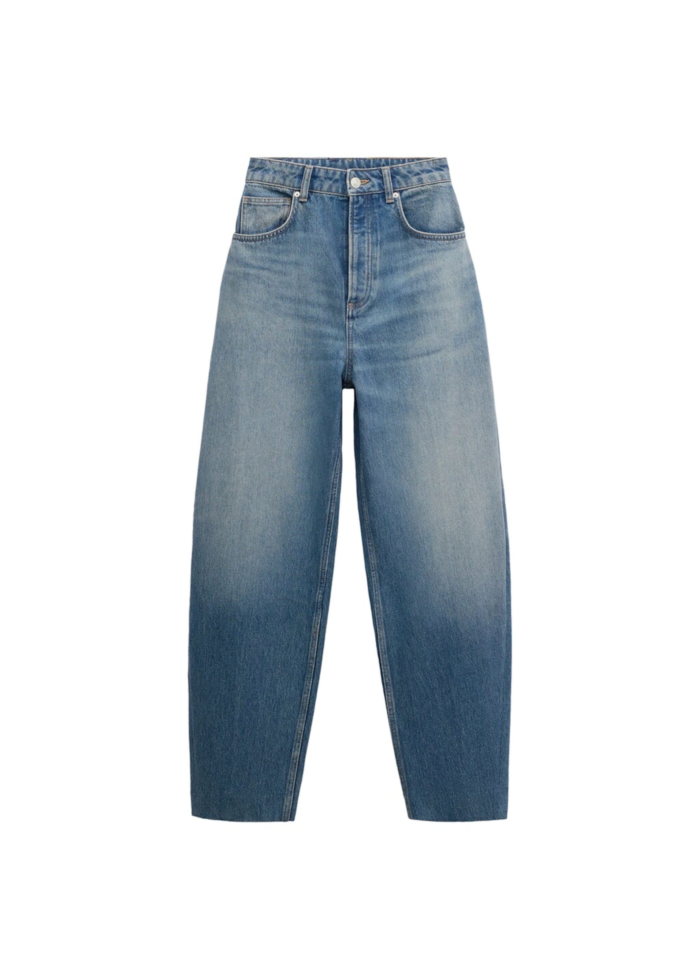 MANGO Tapered Jeans in Blau: Vorderseite
