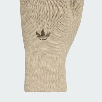 ADIDAS ORIGINALS - Luvas com dedos 'Adicolor' em verde