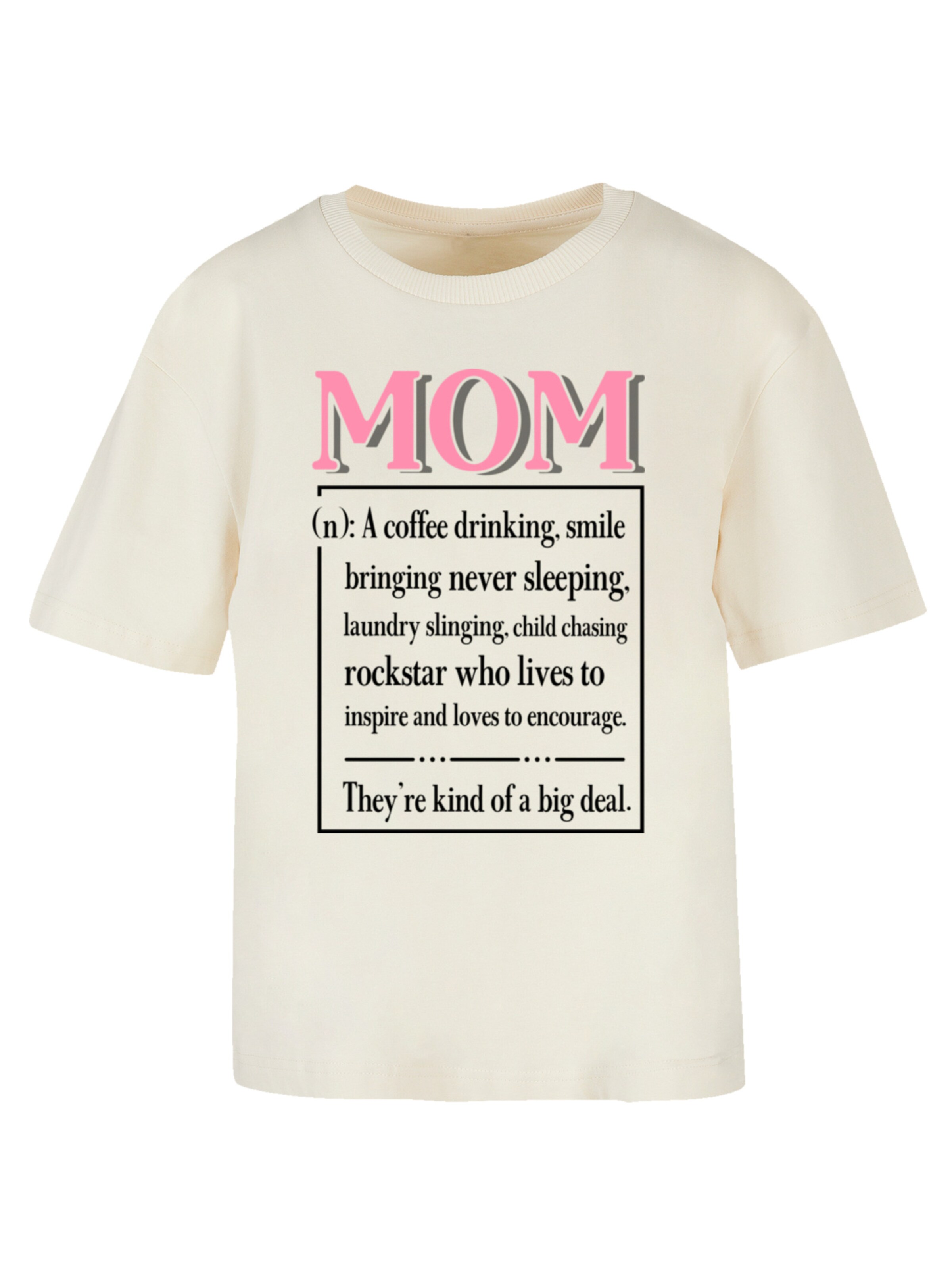 F4NT4STIC Shirt in Beige: front