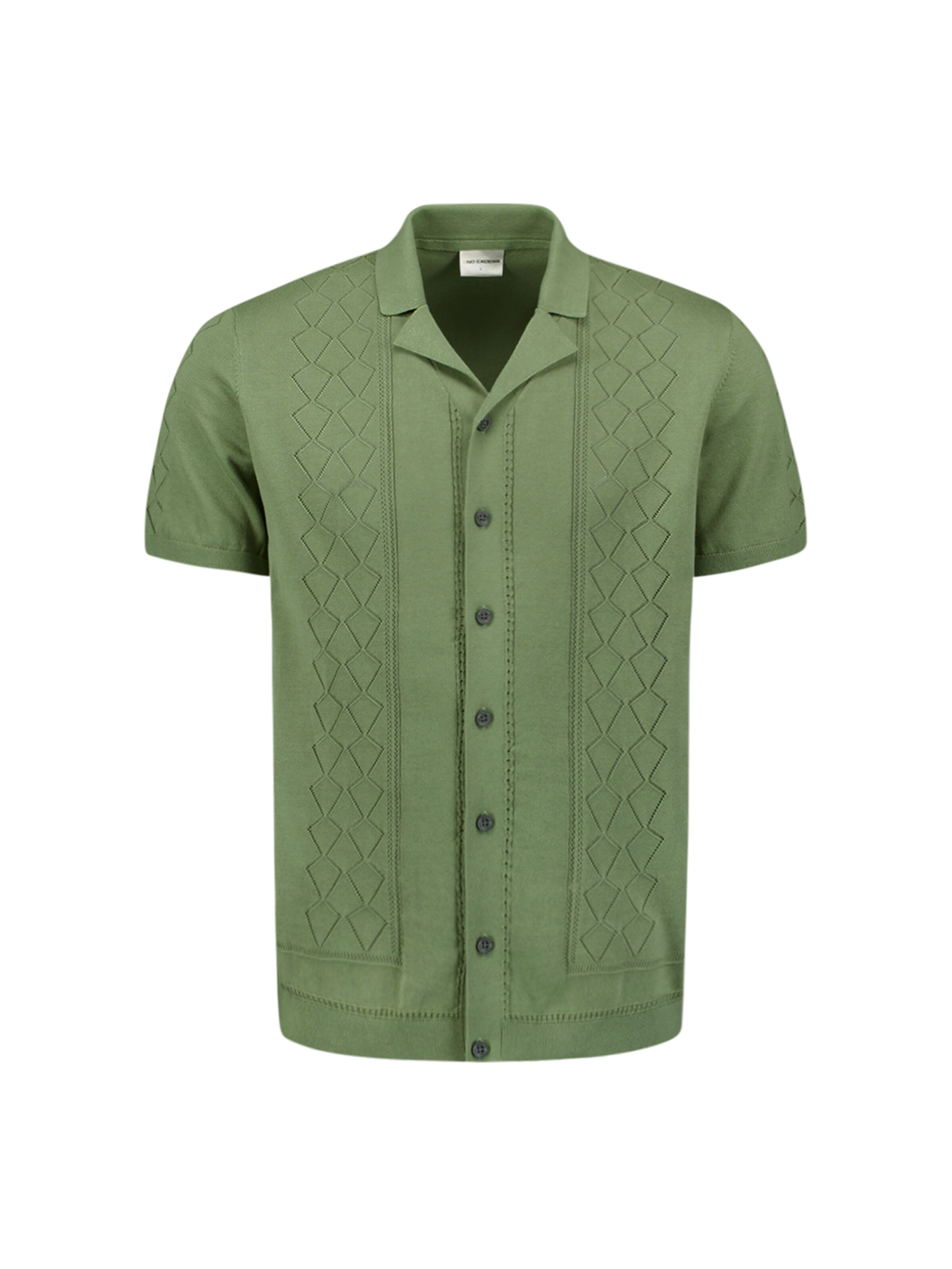 T-Shirt No Excess en vert : devant