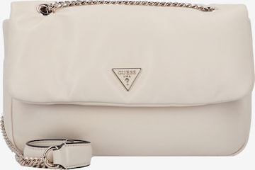 GUESS Schultertasche 'Sunetra' in Weiß: Vorderseite