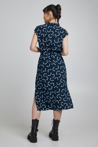 ICHI Shirt Dress in Blue