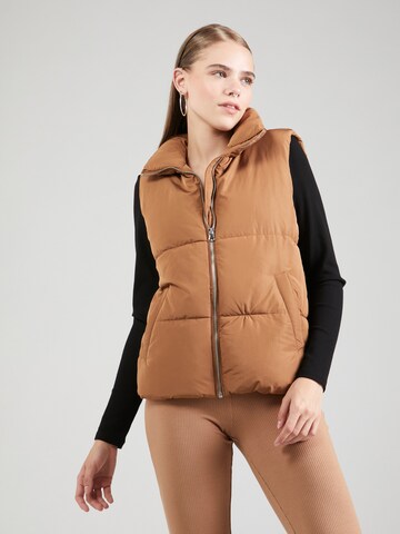 Gilet 'NEW ERICA' di JDY in marrone: frontale