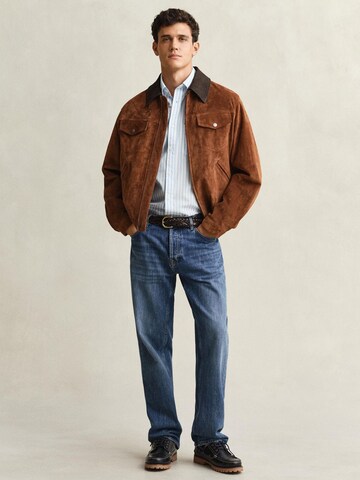 GANT Regular fit Overhemd in Blauw