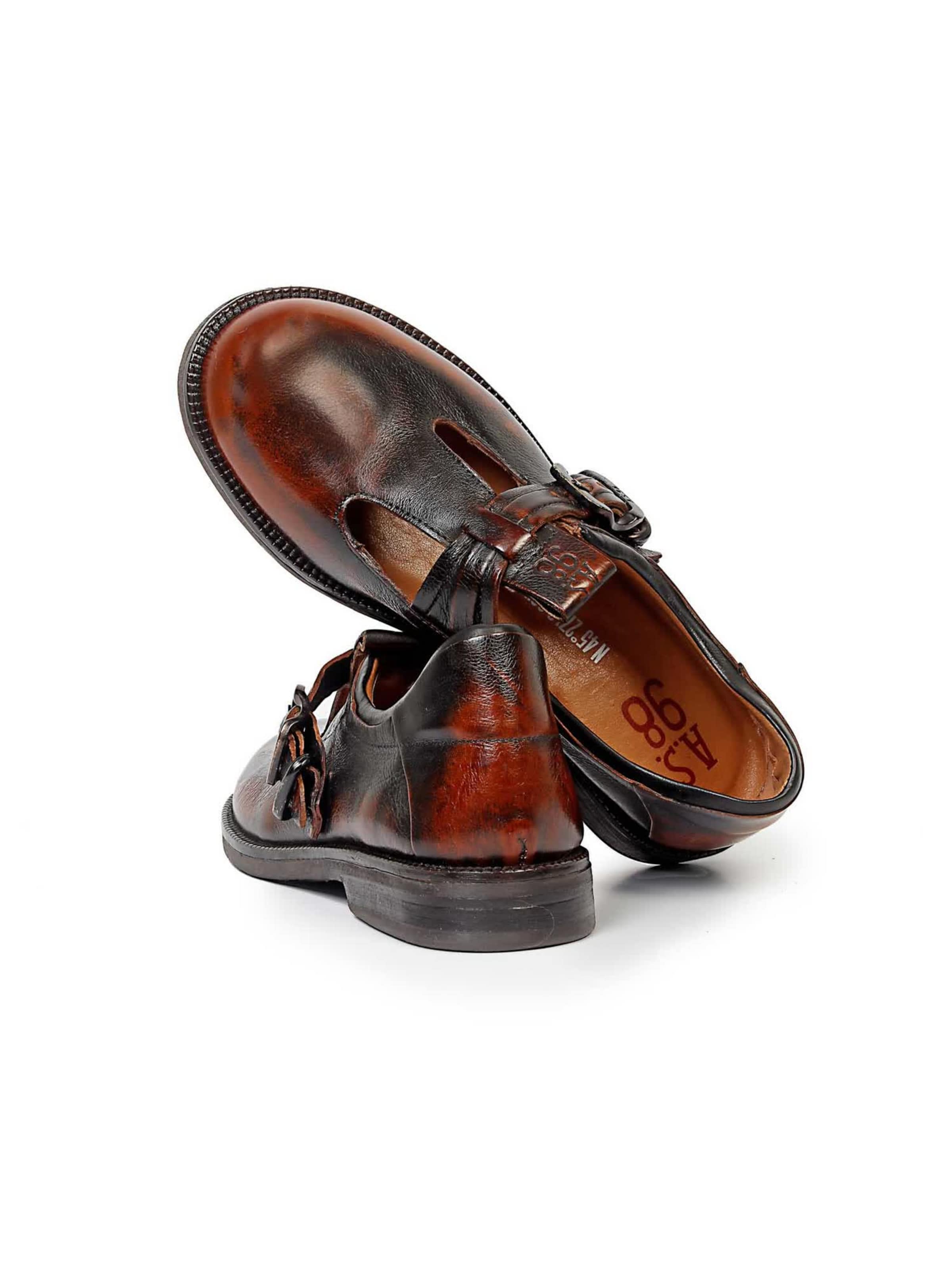 Mocassino ' ALISTAIR ' di A.S.98 in marrone: dietro