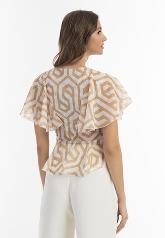 faina Blouse in Beige