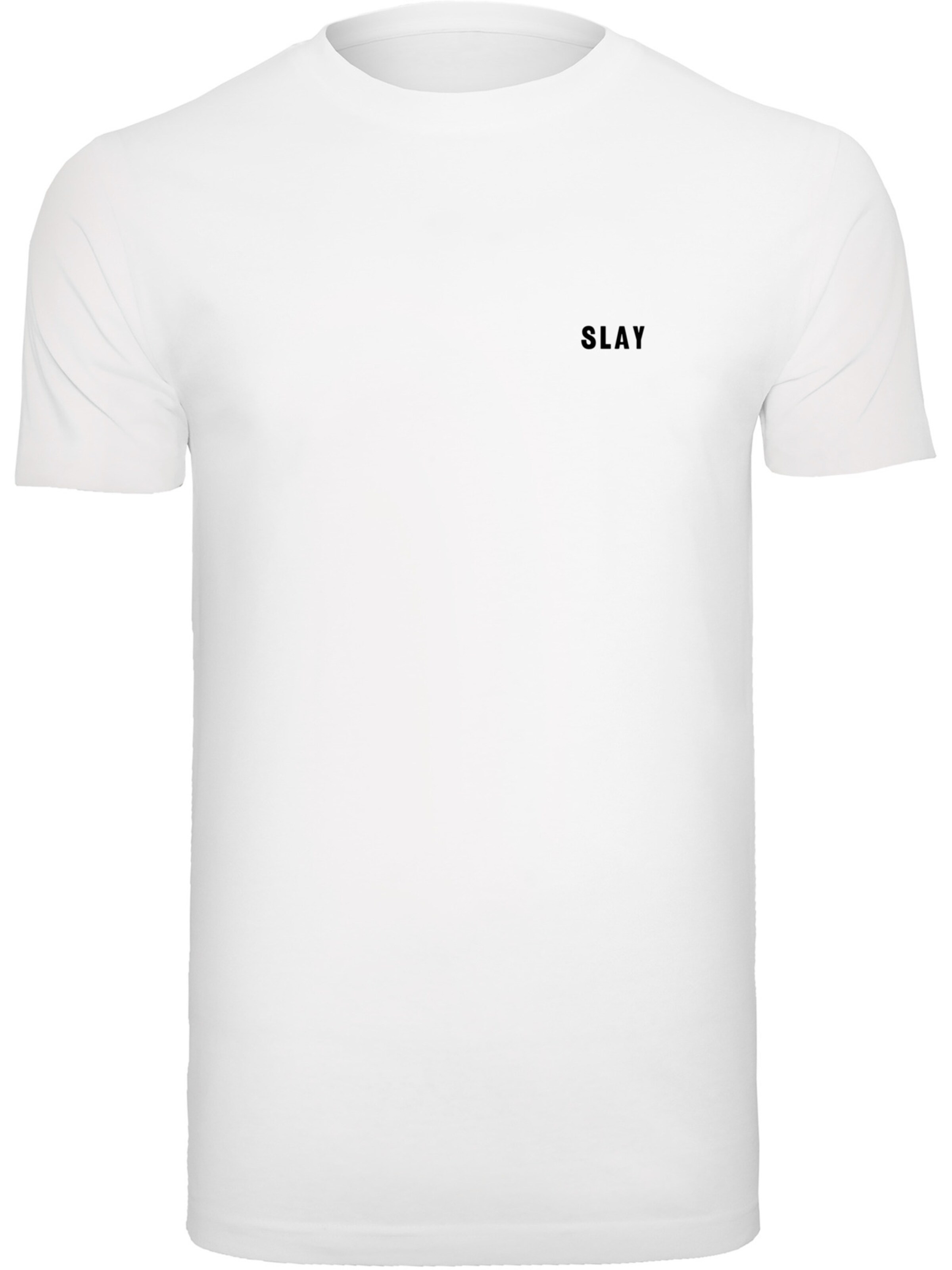 F4NT4STIC T-Shirt 'Slay' en noir / blanc, Vue avec produit