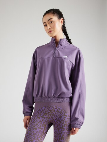 ADIDAS PERFORMANCE Sportief sweatshirt 'Train Essentials' in Lila: voorkant