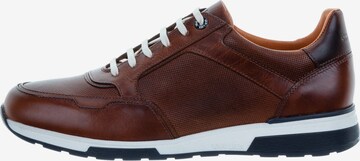 VANLIER Athletic Lace-Up Shoes ' Positano ' in Brown