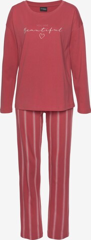 VIVANCE Pyjama 'Dreams' in Roze: voorkant