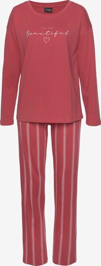 VIVANCE Pyjama 'Dreams' in pink / weiß, Produktansicht