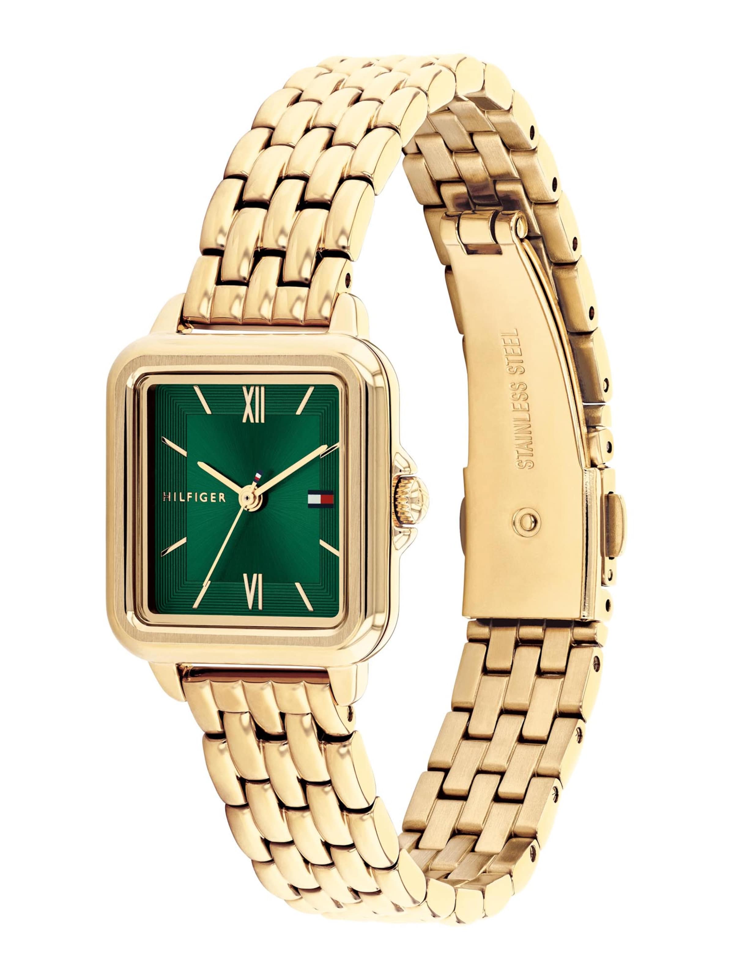 TOMMY HILFIGER Analogna ura 'Mia' | zlata barva: sprednja stran