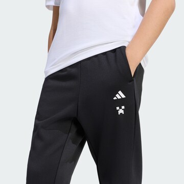 ADIDAS SPORTSWEAR Regular Workout Pants 'Minecraft' in Black