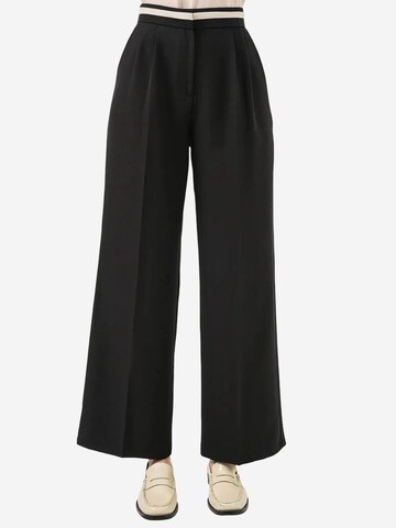 Wide leg Pantaloni di Bigdart in nero