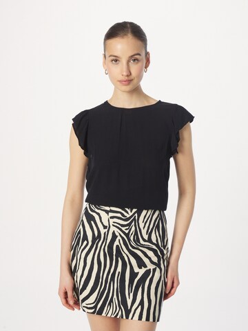 ICHI Blouse 'Marrakech' in Black: front