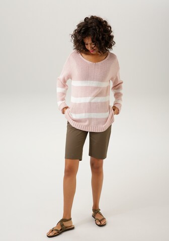 Aniston CASUAL Pullover in Pink