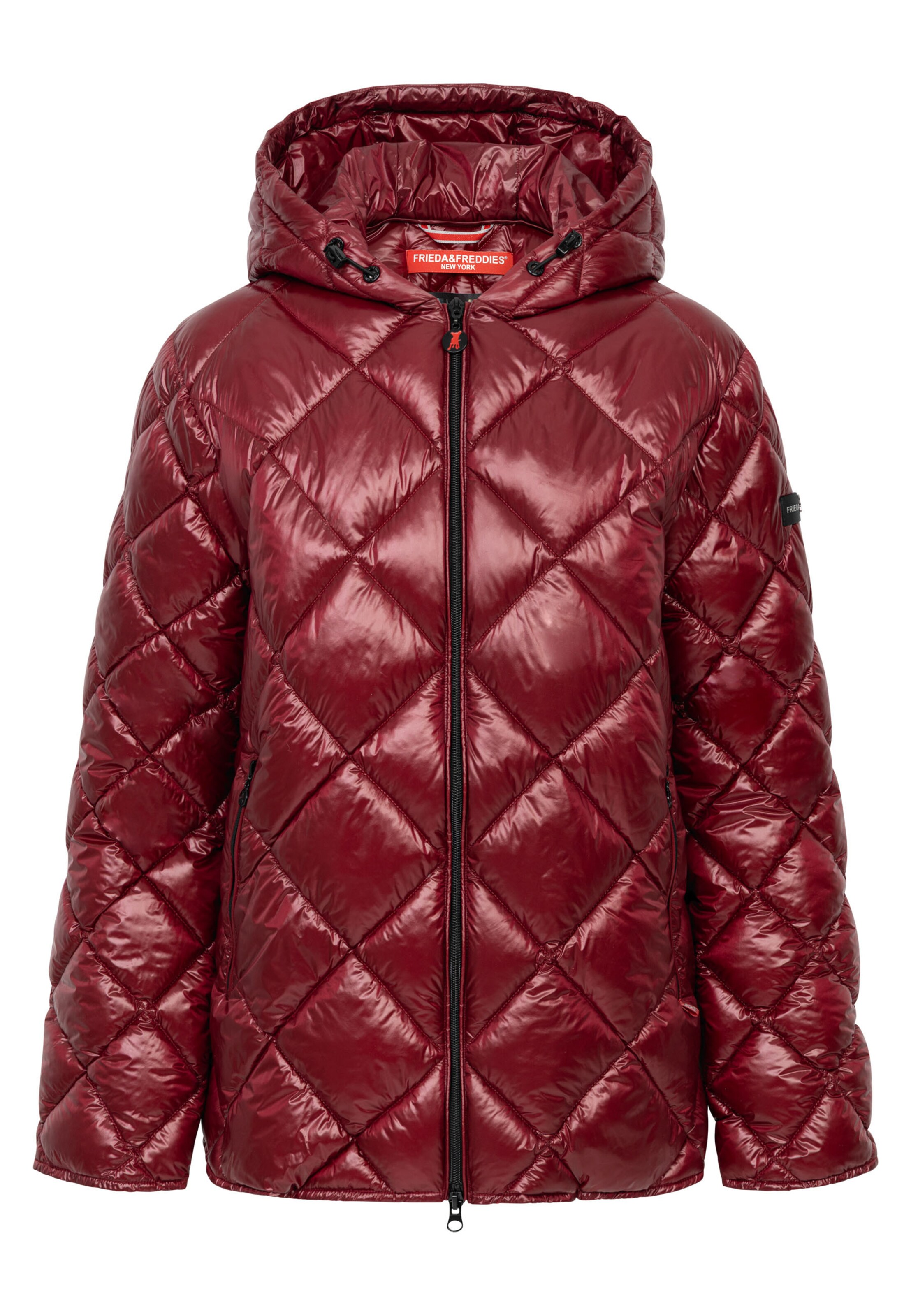 Frieda & Freddies Between-Season Jacket in Red: front