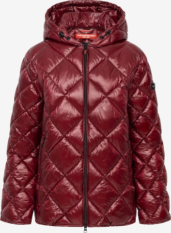 Frieda & Freddies Between-Season Jacket in Red: front