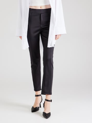 Coupe slim Pantalon 'Be44lla' ZABAIONE en noir : devant