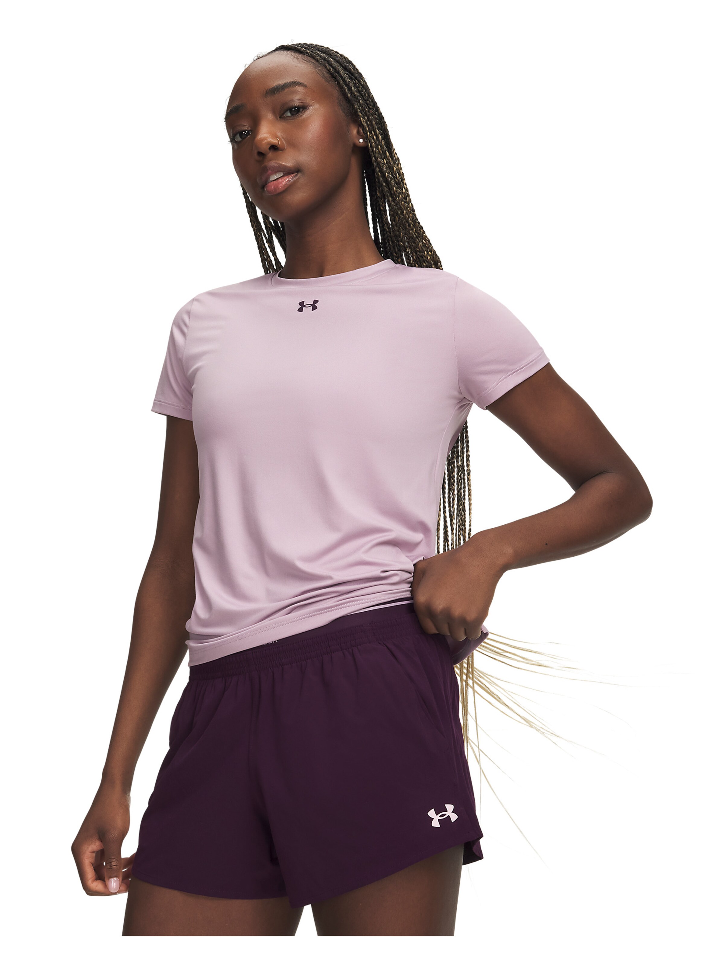 UNDER ARMOUR Functioneel shirt 'Vanish' in Roze: voorkant