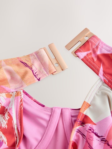 Bustier Maillot de bain 'Tummy Control' Next en rose