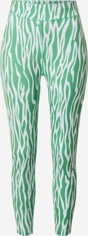 LeGer by Lena Gercke Skinny Spodnie sportowe 'Aylin' w kolorze zielony: przód