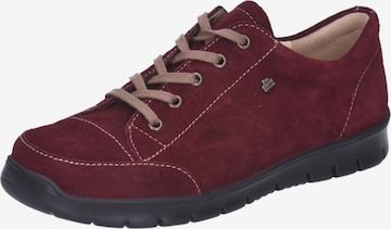 Finn Comfort Athletic Lace-Up Shoes in Red: front