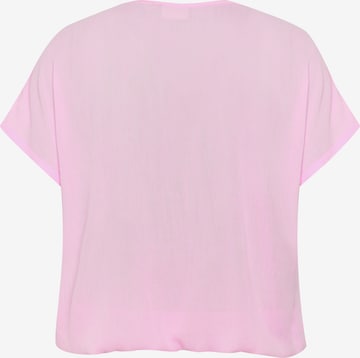 KAFFE CURVE Μπλούζα 'Ami Stanley' σε ροζ