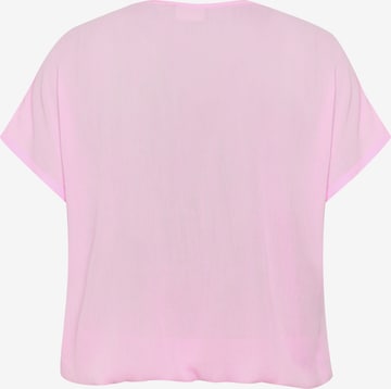 KAFFE CURVE - Blusa 'Ami Stanley' em rosa