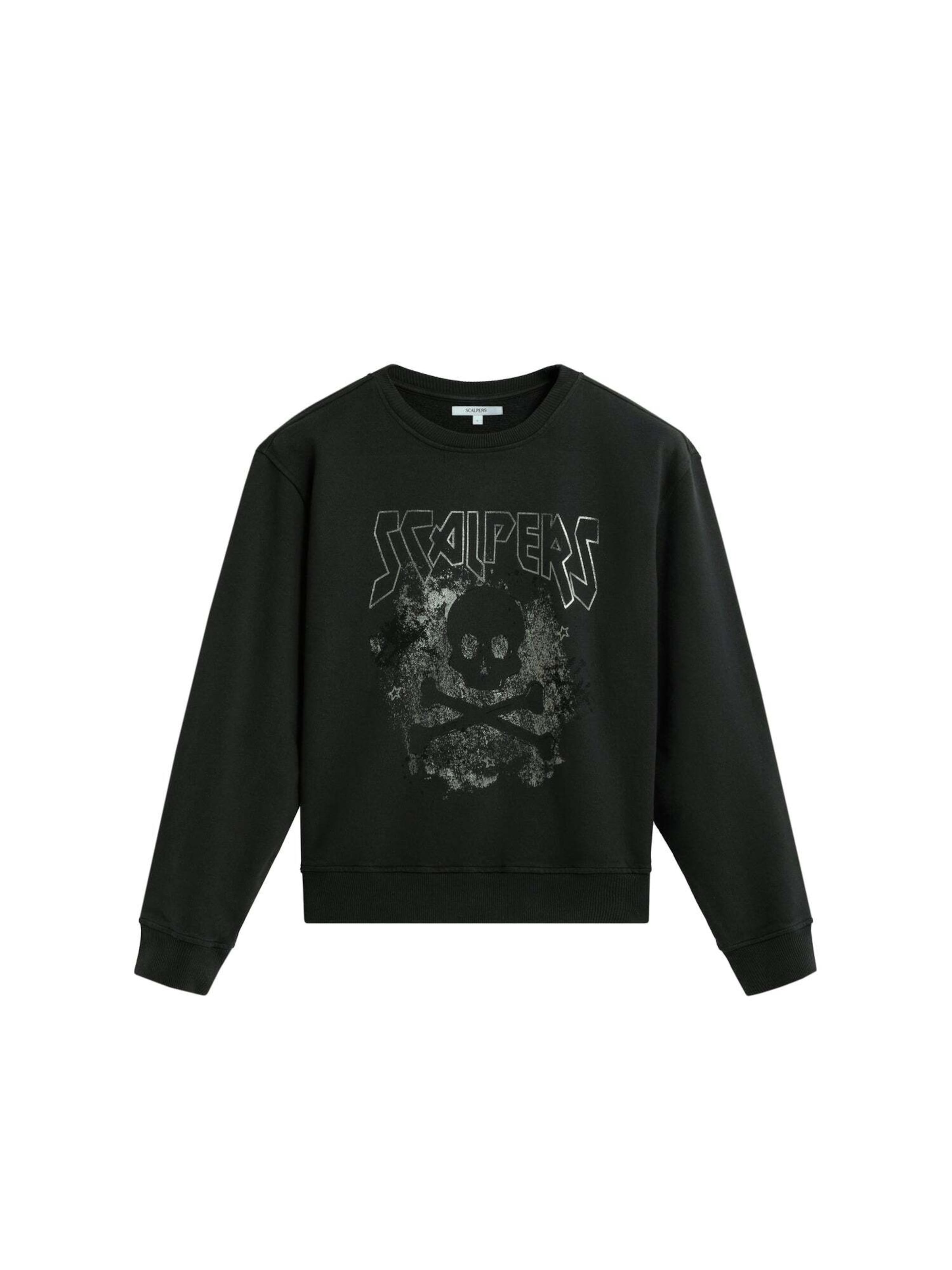 Scalpers Μπλούζα φούτερ σε γκρι: μπροστά