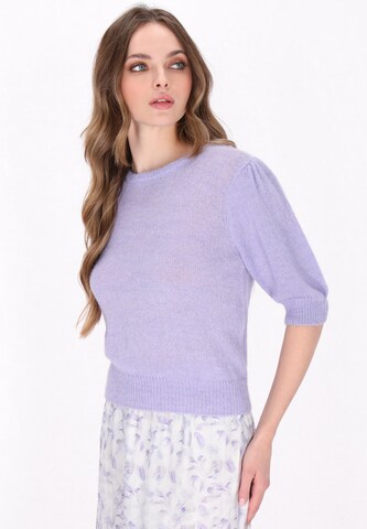 DreiMaster Vintage Trui in Lila: voorkant