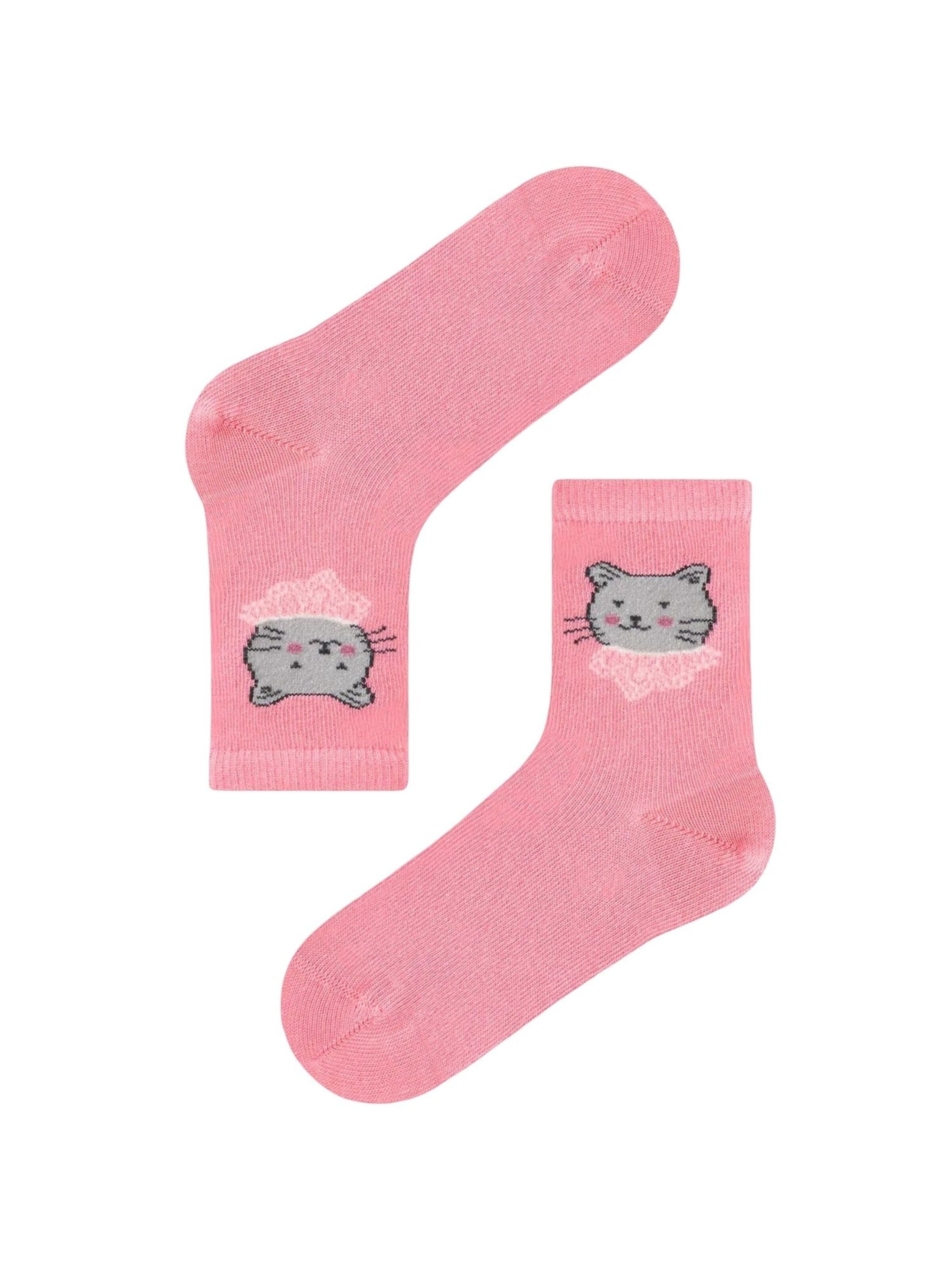 Penti Sokken 'PENTI Dainty Kitty Socken mit Katzenmotiv, Paar' in Gemengde kleuren
