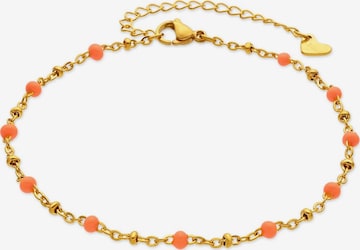 Luxenter Bracelet 'Basor' in Orange: front
