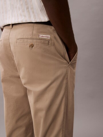 Calvin Klein Jeans Slim fit Chino trousers in Beige