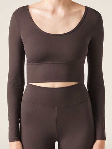 CALZEDONIA Shirt 'Soft Touch' in Brown