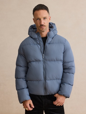 DAN FOX APPAREL Winter jacket 'John' in Blue: front