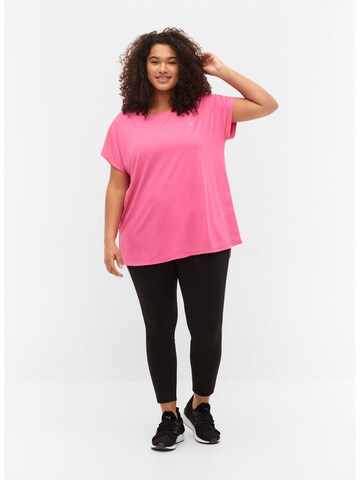 T-shirt Active by Zizzi en rose