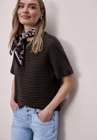 STREET ONE Pullover in Braun: Vorderseite
