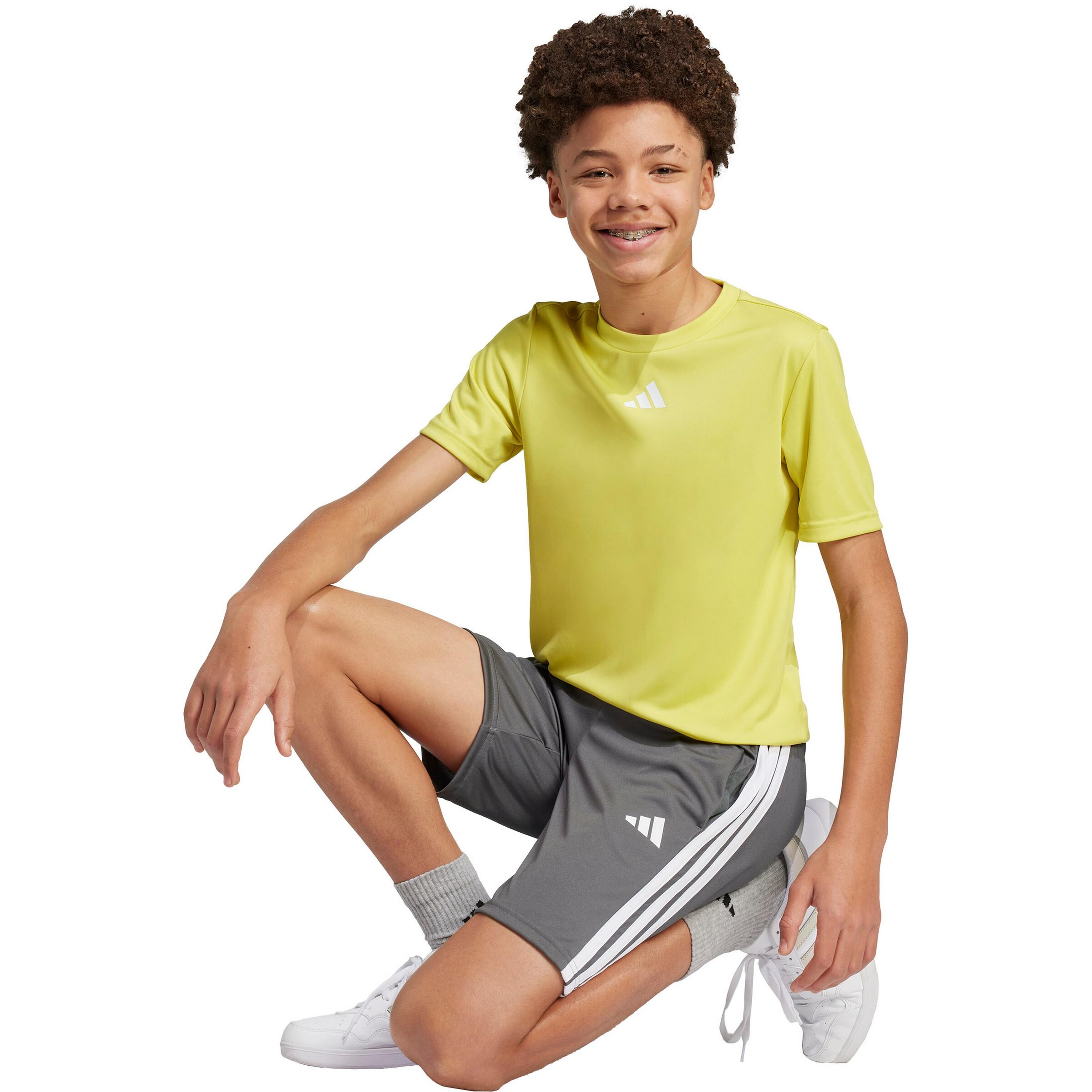 ADIDAS SPORTSWEAR Tracksuit 'Train Essentials' in Yellow