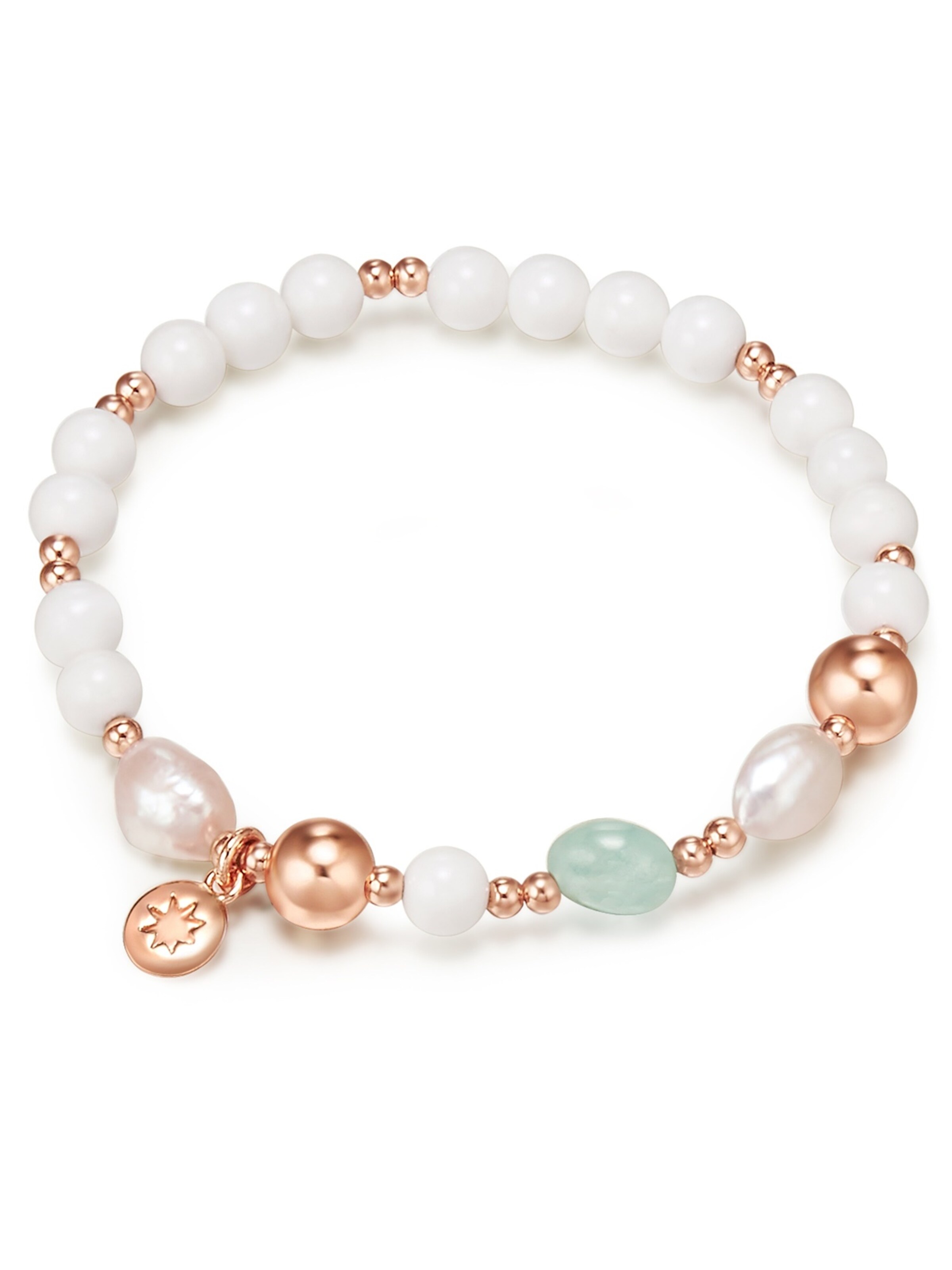 Braccialetto di Lulu & Jane in oro: frontale