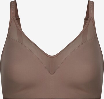 Marc & André T-shirt Bra in Brown: front