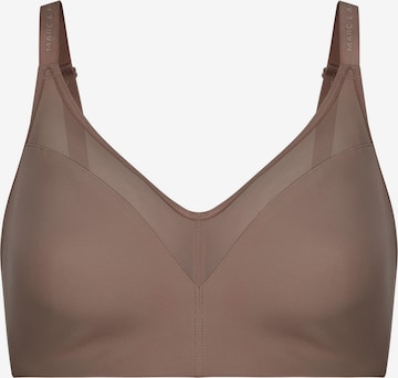 Marc & André T-shirt Bra in Brown: front