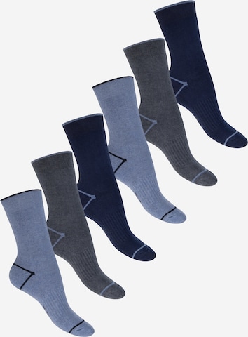 footstar Socken 'EVERYDAY!' in Blau: Vorderseite