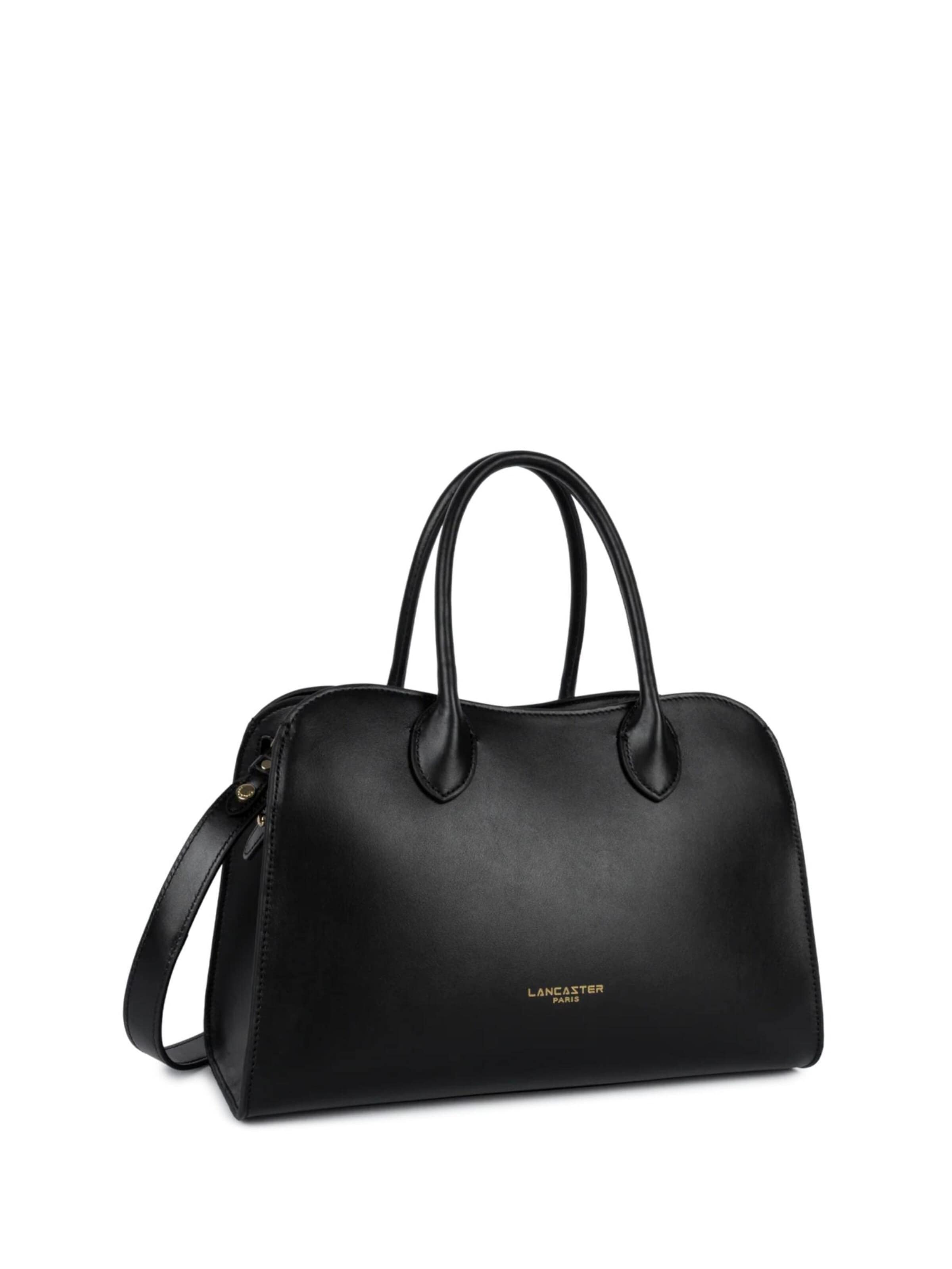 LANCASTER Paris - Bolso de mano 'Lancaster Sac à main Zippé M Donna Hopper Noir' en negro