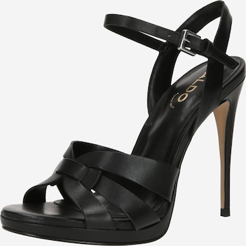 ALDO - Sandalias con hebilla 'AFAONI' en negro: frente