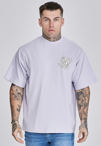 T-Shirt SikSilk en violet : devant