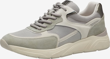 Baskets basses Tamaris en vert : devant