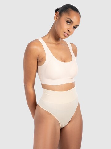 Smilodox Bralette Sports bra 'Nysa' in Beige