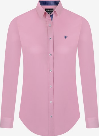 DENIM CULTURE Bluse in Pink: predná strana