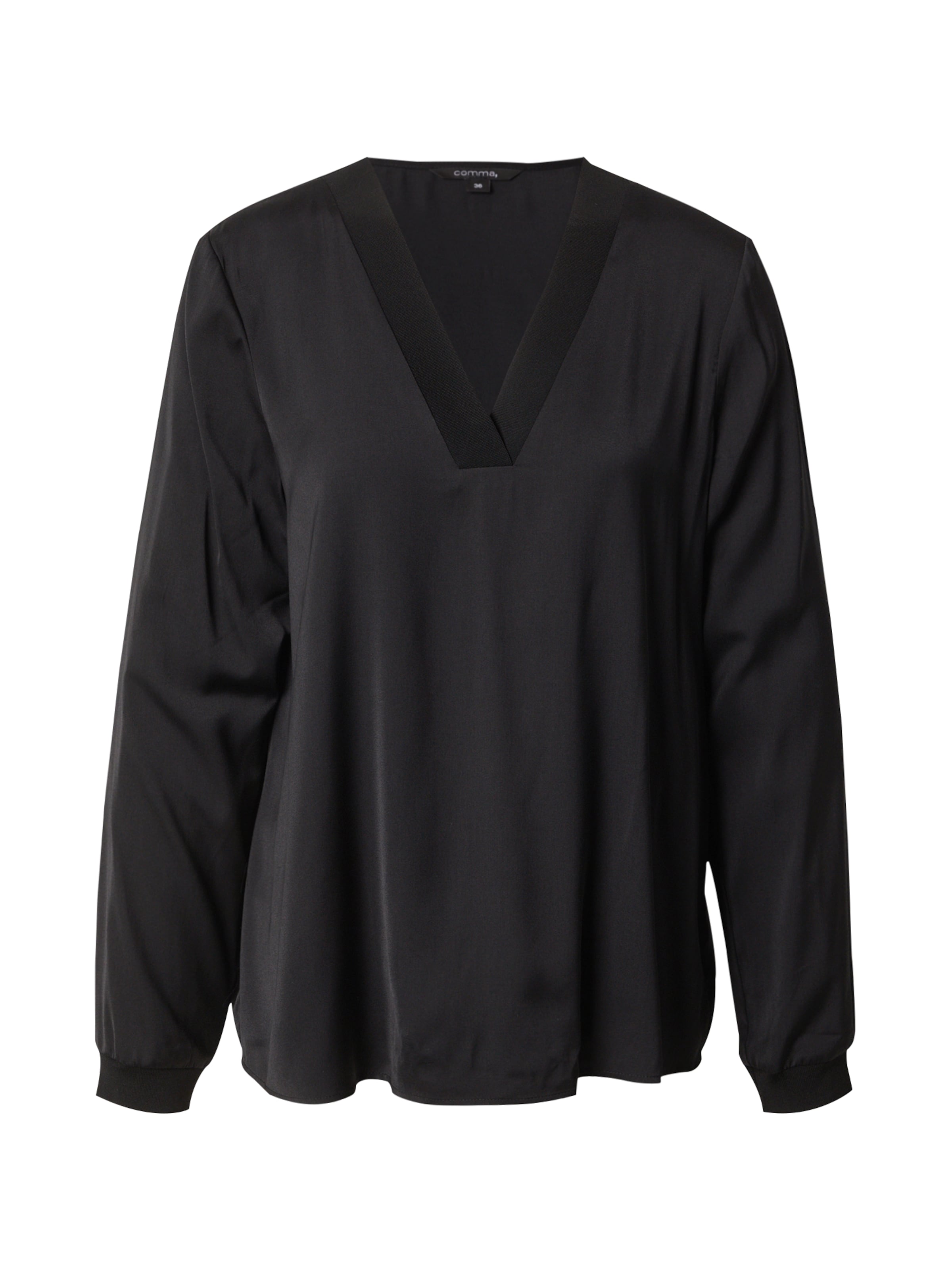 Chemisier COMMA en noir : devant